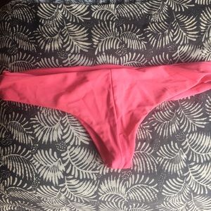 Stone Fox Swim Pink Low-Rise Bikini Bottom